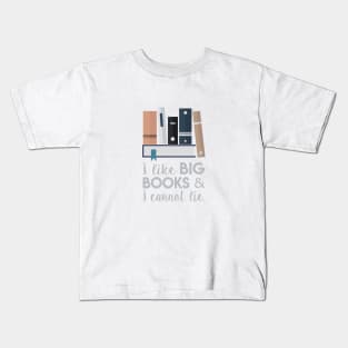 I Like Big Books Kids T-Shirt